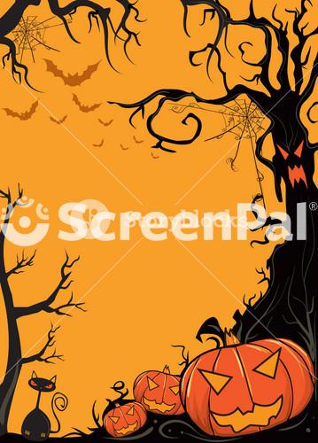 Halloween Background Vector Illustration
